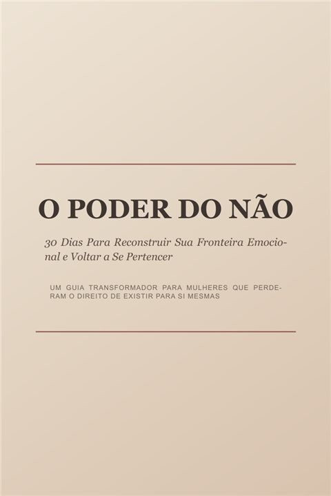 O Poder do Não